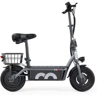 IScooter F3 Utan ABE-certifikat 1000W Motor Miljövänlig Elektrisk Scooter För Vuxen 48V13AH Batteri 10 Tum Luftfyllda Däck Utomhus Pendling E-SCOOTER