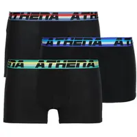 Athena Boxershorts COTON 720 STRETCH Pack de 3 man - Svart - EU L