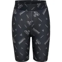 Hummel Cykelshorts - hmlJR - Black/Ebony m. Logo - - 12 år (152) - Shorts