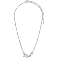 Diesel Halsband 'Na' silver
