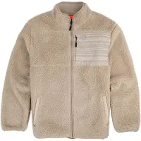 Oxbow - Varumärken - Warmedup Fullzip Sherpa Fleece Rock för UnisexUll - Storlek S - Beige