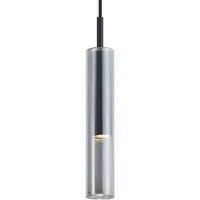 QAZQA Modern spotlight svart med rökglas för skensystem 1-fas - Slimline Loyce