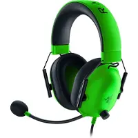 Razer BlackShark V2 X - Headset - fullstorlek - kabelansluten - 3,5 mm kontakt - ljudisolerande - grön