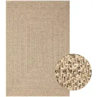 vidaXL Matta ZIZUR 140x200 cm jutelook inomhus och utomhus