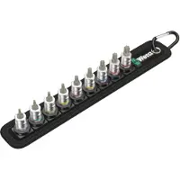 Wera 8767 A Hylsnyckel-bitsinsats-set 1/4 9 delar 05003882001