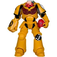 Mcfarlane Toys Guld Warhammer 40.000 Imperial Fists Intercessor Sergeant Figuretikett 18 Cm