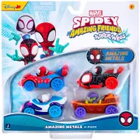 Spidey and his Amazing Friends Bilar - Vattennät - 4-pack - - One Size - Bil