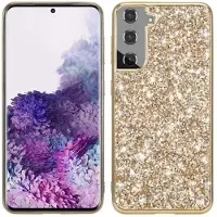 Mtp Products Samsung Galaxy S24+ Glitter Series Hybrid Skal - Guld