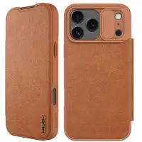 NILLKIN iPhone 17 Pro Max Qin Pro Flipfodral - Brun