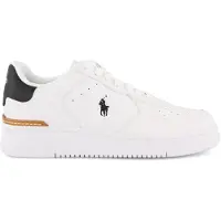Ralph Lauren Ftw för män. 809891791003 Court läderskor vit (47), Hud, Karta, Nyckelband, Casual