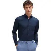 BOSS Hank Spread Skjorta Med Långa ärmar