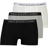 Ralph Lauren Boxershorts gråmelerad / svart / vit / off-white