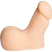 Fleshlight - Mr. Limpy - liten naturtrogen dildo (naturfärg)