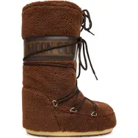 Moon boot - Après-ski - Icon Fleece Brown för Unisex - Storlek 31-34 - Brun