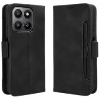 Mtp Products Honor 400 Smart 5G/4G/X7d 4G Korthållare plånboksfodral - Svart