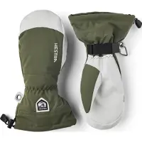 Hestra Army Leather Heli Ski Mitt Olive