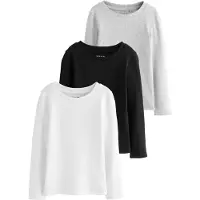 Next T-shirt gråmelerad / svart / vit