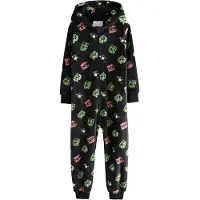 Next Pyjamas grön / ljusröd / svart / vit