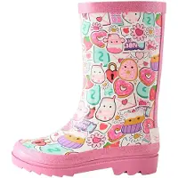 Next Gummistövel 'Squshmallows Wellies' turkos / syrén / orange / rosa