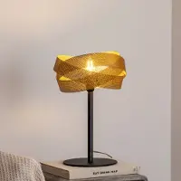 Domiluce Bordslampa Tornado , Mässing / guld, Vardagsrum / matsal, Metall, Modern, Bordslampa