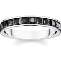 Thomas Sabo Heritage Shiny black ring TR2358-643-11-58