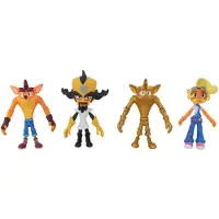 Crash Bandicoot Action Figures – 4 Pcs