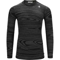 Aclima Men's WarmWool Crew Neck Black Motion