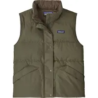 Patagonia - Jackor - W's Downdrift Vest Basin Green för UnisexNylon - Storlek L - Grön