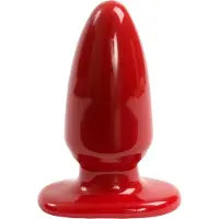 Doc Johnson Red Boy Butt Plug Large 14 cm - Röd - Röd
