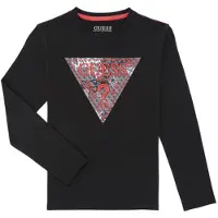 GUESS Långärmade T-shirts LS T-SHIRT pojkar - Svart - 16 ans