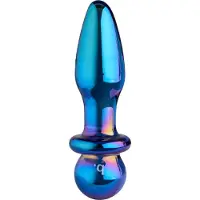 Biird Anii No7 Glas Analplugg 11,6 cm - Blandade färger - Blandade färger