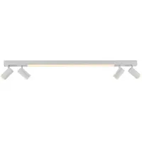 Pure LED taklampa Lines, dimbar, Vitt / opal, Vardagsrum / matsal, Metall, Modern, LED-taklampa