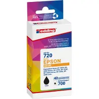 Edding Bläck Ersätter Epson 604XL, T10H1 Kompatibel Svart EDD-720 18-720