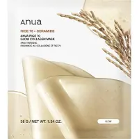 ANUA Rice 70 Ceramide Glow Collagen Mask Ansiktsmask 1 st