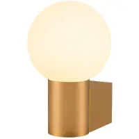 SLV Vägglampa , Varyt, dimbara, Guld / mässing, Badrum, Aluminium, Modern