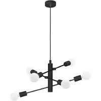 Eglo Gradoli taklampa/pendel 6xE27, svart