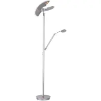 Paul Neuhaus Golvlampa , Mutil, dimbara, Grå, Vardagsrum, Metall, Modern