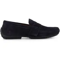Ralph Lauren för män. 803893741001 Reynold loafers i marinblå läder (41), Hud, Karta, Nyckelband, Casual, Marino