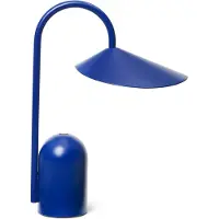 Ferm Living Bordslampa , Arum, dimbara, Blå, Terrass, Metall, Design