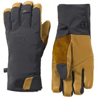 Rab - Skidhandskar - Guide GTX Gloves Black Tan för Unisex - Storlek L - Svart