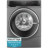 Bosch Serie | 8 WNC254ARSN - Tvättmaskin/torktumlare - Wi-Fi - Fördjupning - bredd: 60 cm - höjd: 85 cm - frontmatad - 65 liter - 10.5 kg - 1400 rpm - gjutjärnsgrå