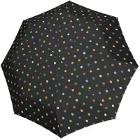 Reisenthel RS7009, Fullstor, Paraply, Rund, Svart, Polyester, Vuxen