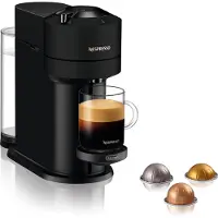 De'Longhi De’Longhi Nespresso Vertuo NESPRESSO Vertuo Next ENV120BM Kapselmaskin från , Matt Svart, Kuddmatad kaffebryggare, 1,1 l, Kaffekapslar, 1500 W, Svart