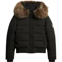 Superdry för kvinnor. W5011785A Everest Bomberjacka svart (XXS), Casual, Polyester