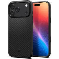 Spigen Enzo Aramid T Mag Fit Bakskal till iPhone 17 Pro - Svart