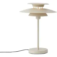 QAZQA Retrobordslampa beige stål 45 cm - Pauly