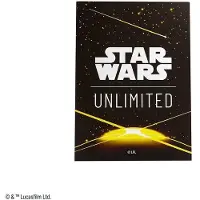 GameGenic Star Wars Unlimited premium art sleeves – kortrygg gul