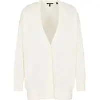 Armani Exchange för kvinnor. XW001438AF11896U1003 Beige stickad cardigan (XS), Casual, Ull, Klassisk