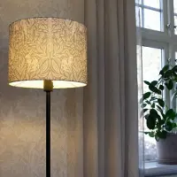 PR Home Golvlampa Amy, Grön, Vardagsrum / matsal, Textil / tyger / siden, Golvlampa