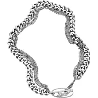 Diesel Halsband silver